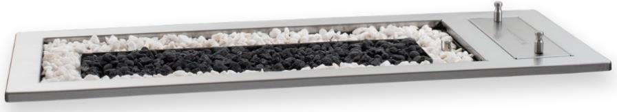 Drop-in vent-free gas fireplace