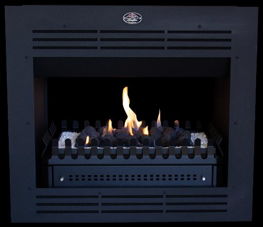 Double-sided vent-free gas grate