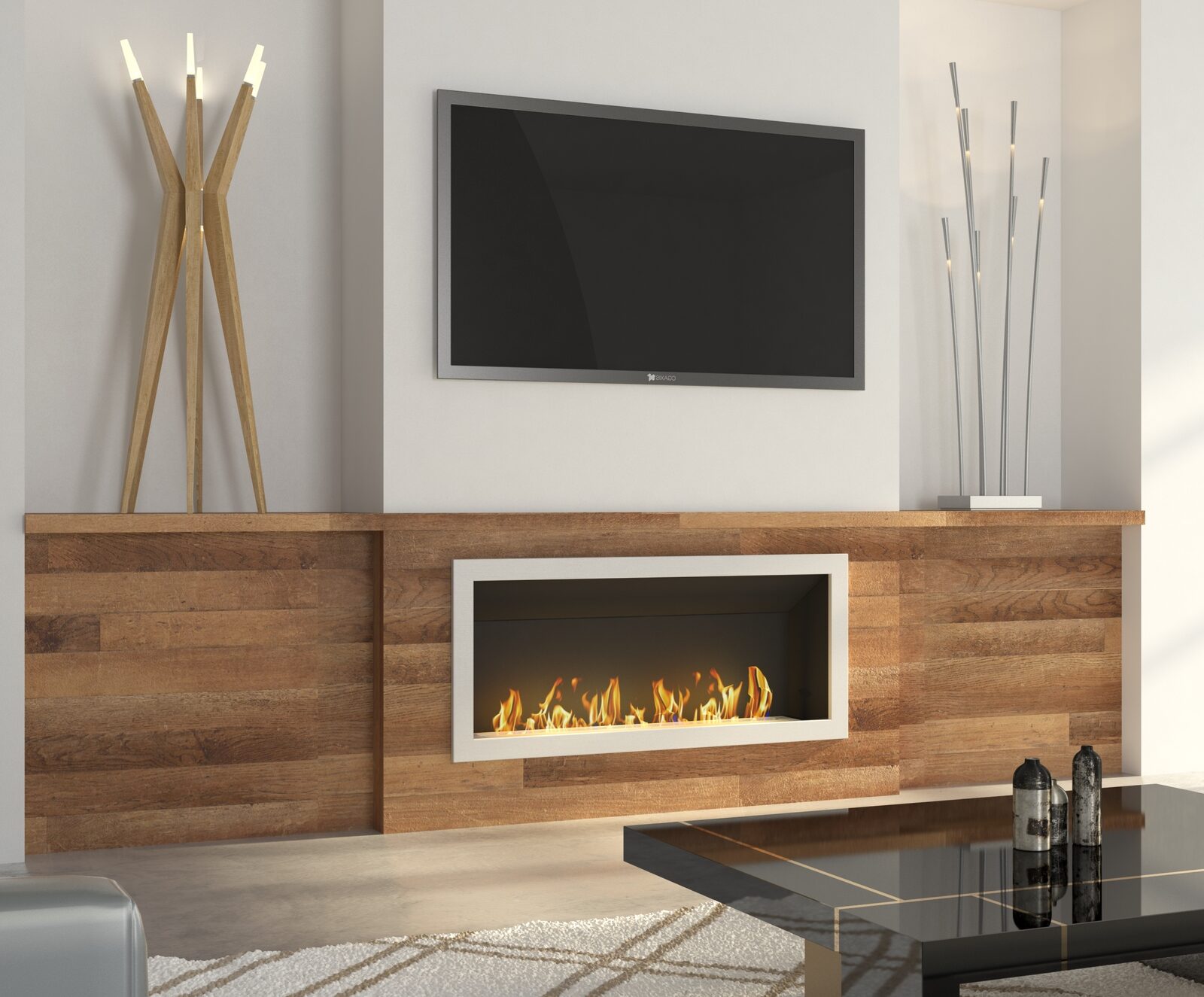 Built-In Firebox — Single Sided
